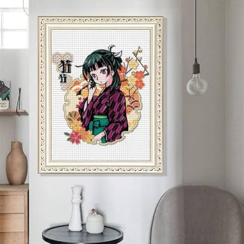 薬屋のひとりごと　キャンバスアート　猫猫　壬氏